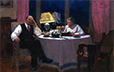 V. Lenin in the Hours of Rest