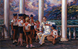 Y. Gagarin with Pioneers