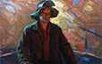 Portrait of A. V. Grib, Chief Blast Furnace Operator at Zaporizhstal Steel Mill
